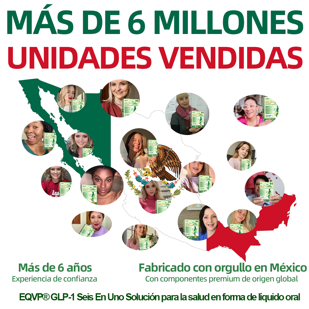 Tienda Oficial | 𝗘𝗤𝗩𝗣® 𝐺𝐿𝑃-𝟏 Solución de Salud Seis-en-Uno en Líquido Oral(Resultados visibles en 7 días)✅ Adecuado para la obesidad, la salud cardiovascular, la diabetes, la salud intestinal, los problemas de articulaciones y mucho más.🧥