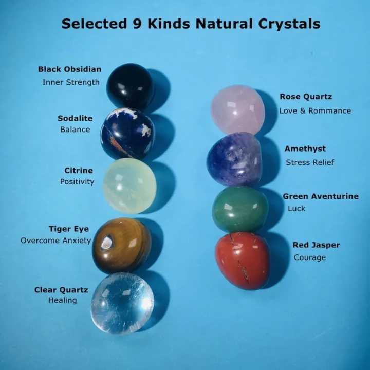 Collar de cristal Thonesr® 2025: mineral natural, pura artesanía hecha a mano🎁