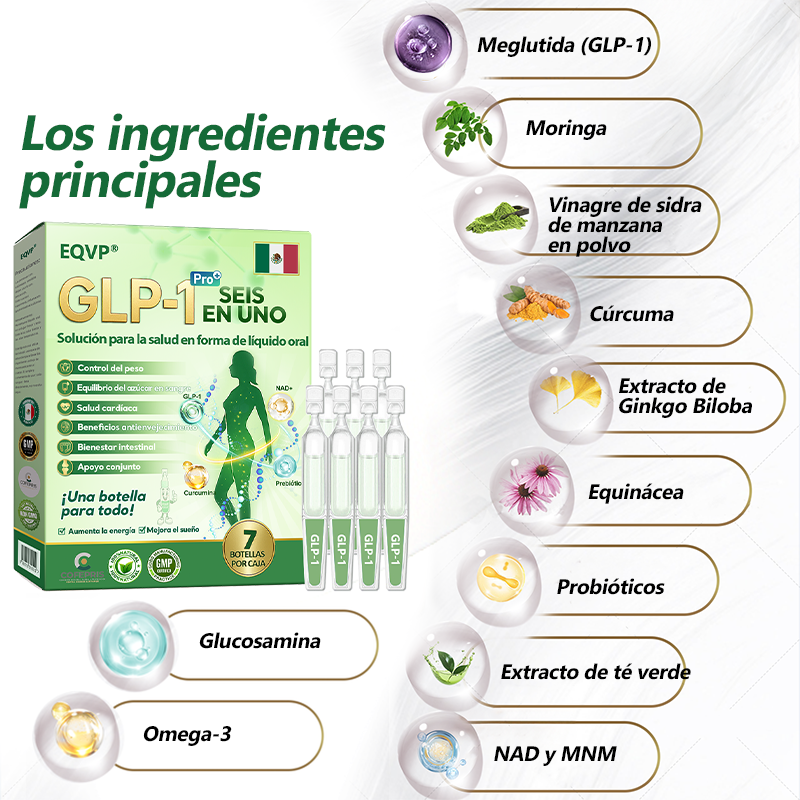 Tienda Oficial | 𝗘𝗤𝗩𝗣® 𝐺𝐿𝑃-𝟏 Solución de Salud Seis-en-Uno en Líquido Oral(Resultados visibles en 7 días)✅ Adecuado para la obesidad, la salud cardiovascular, la diabetes, la salud intestinal, los problemas de articulaciones y mucho más.🧥