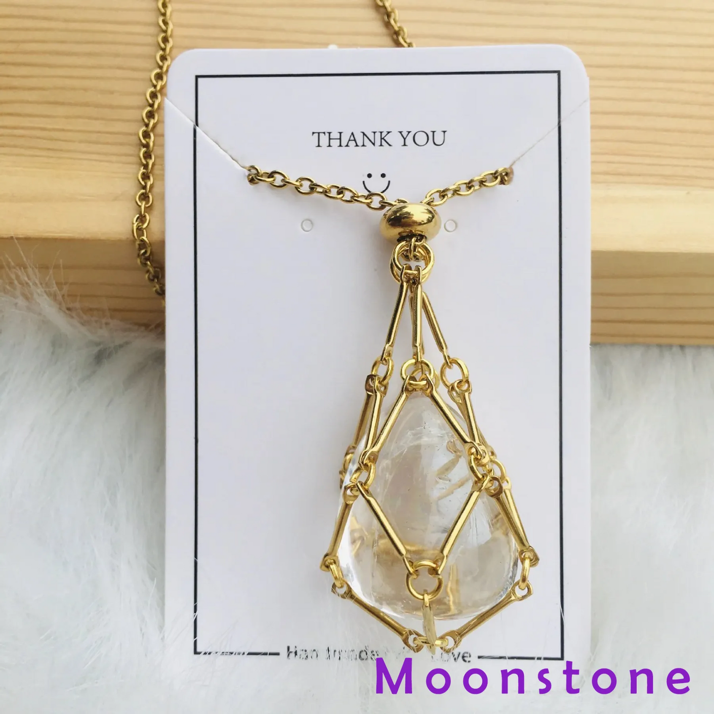 Collar de cristal Thonesr® 2025: mineral natural, pura artesanía hecha a mano🎁