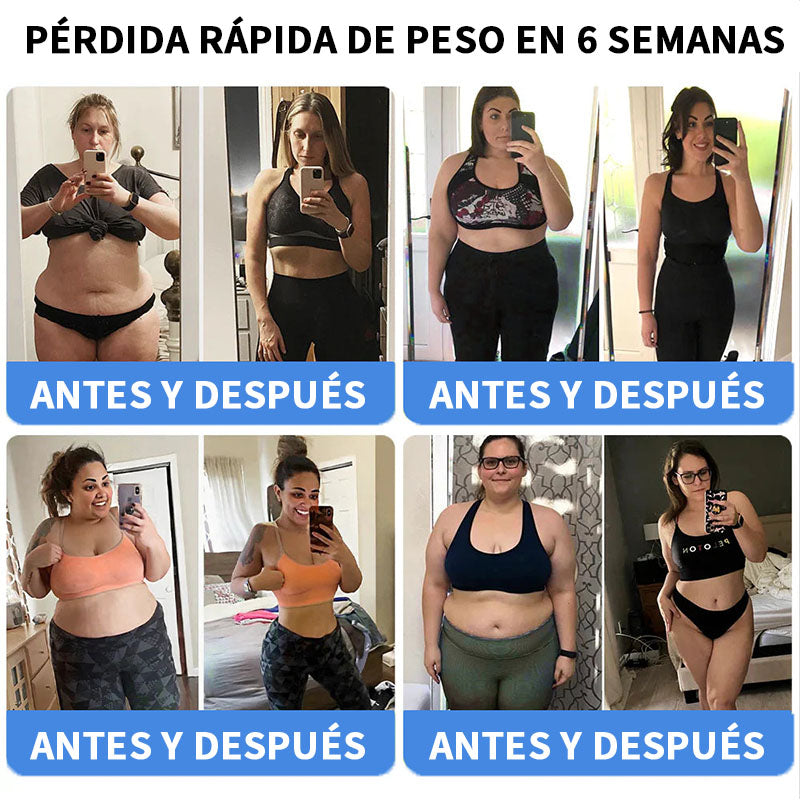 Solución oral al 50 % solo con tus parches! Doble acción para reforzar tu pérdida de peso.
