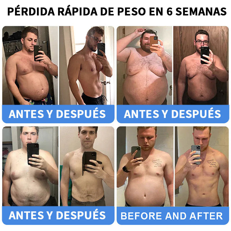 Solución oral al 50 % solo con tus parches! Doble acción para reforzar tu pérdida de peso.
