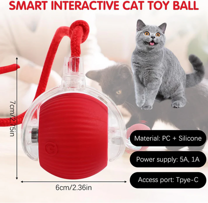 🔥Promoción de último día 49% de descuento🔥Pelota de juguete para mascotas Thonesr® Smart Chase🐱🐕-🎁Compañero de juego inteligente para tu mascota