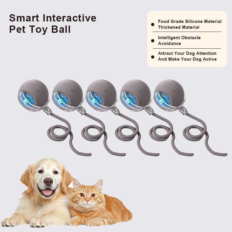 🔥Promoción de último día 49% de descuento🔥Pelota de juguete para mascotas Thonesr® Smart Chase🐱🐕-🎁Compañero de juego inteligente para tu mascota