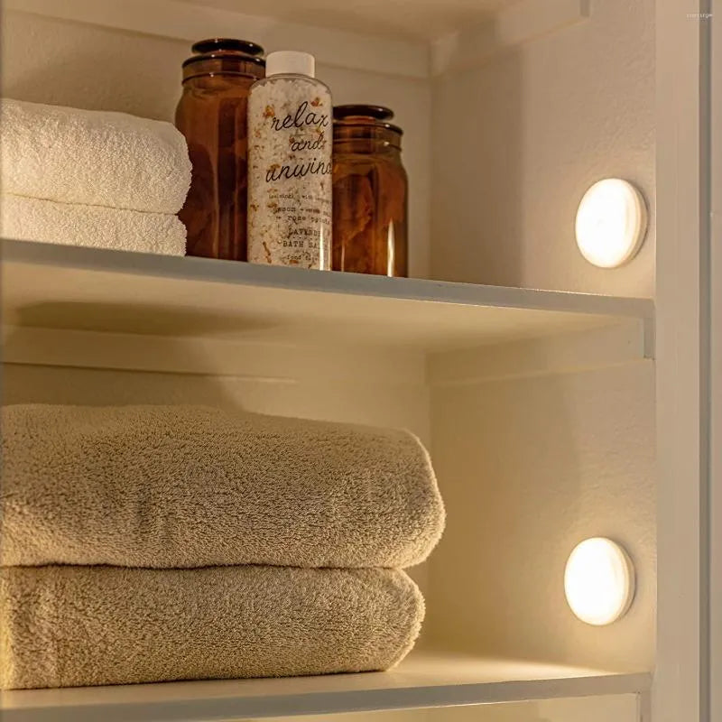 Luces con sensor de movimiento Thonesr® [Iluminación inalámbrica activada por movimiento. Perfectas para pasillos, armarios y escaleras. Diseñadas para mayor comodidad y seguridad]