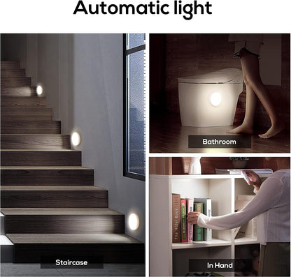 Luces con sensor de movimiento Thonesr® [Iluminación inalámbrica activada por movimiento. Perfectas para pasillos, armarios y escaleras. Diseñadas para mayor comodidad y seguridad]
