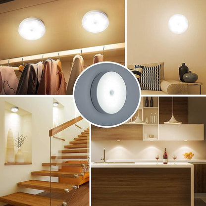 Luces con sensor de movimiento Thonesr® [Iluminación inalámbrica activada por movimiento. Perfectas para pasillos, armarios y escaleras. Diseñadas para mayor comodidad y seguridad]