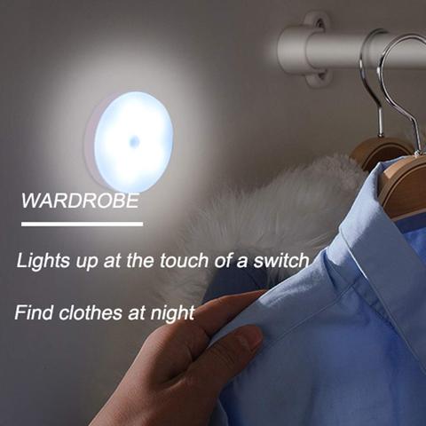 Luces con sensor de movimiento Thonesr® [Iluminación inalámbrica activada por movimiento. Perfectas para pasillos, armarios y escaleras. Diseñadas para mayor comodidad y seguridad]